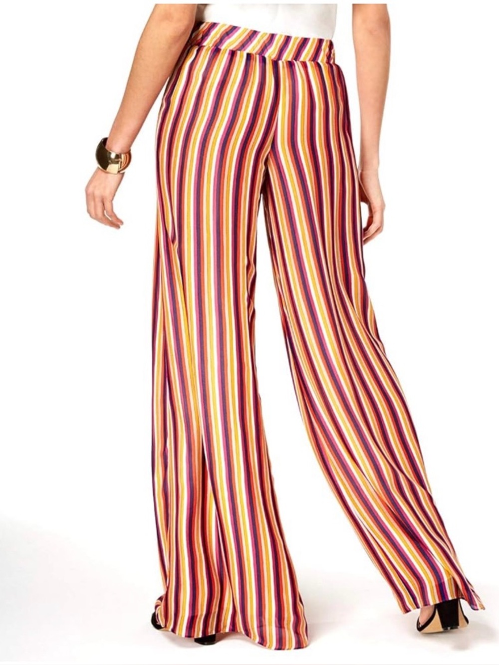Trina Turk | Parsley wide leg striped pant